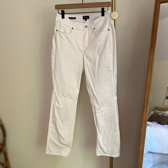 NYDJ Marilyn Straight Jean Size 6 White - Picture 6 of 10